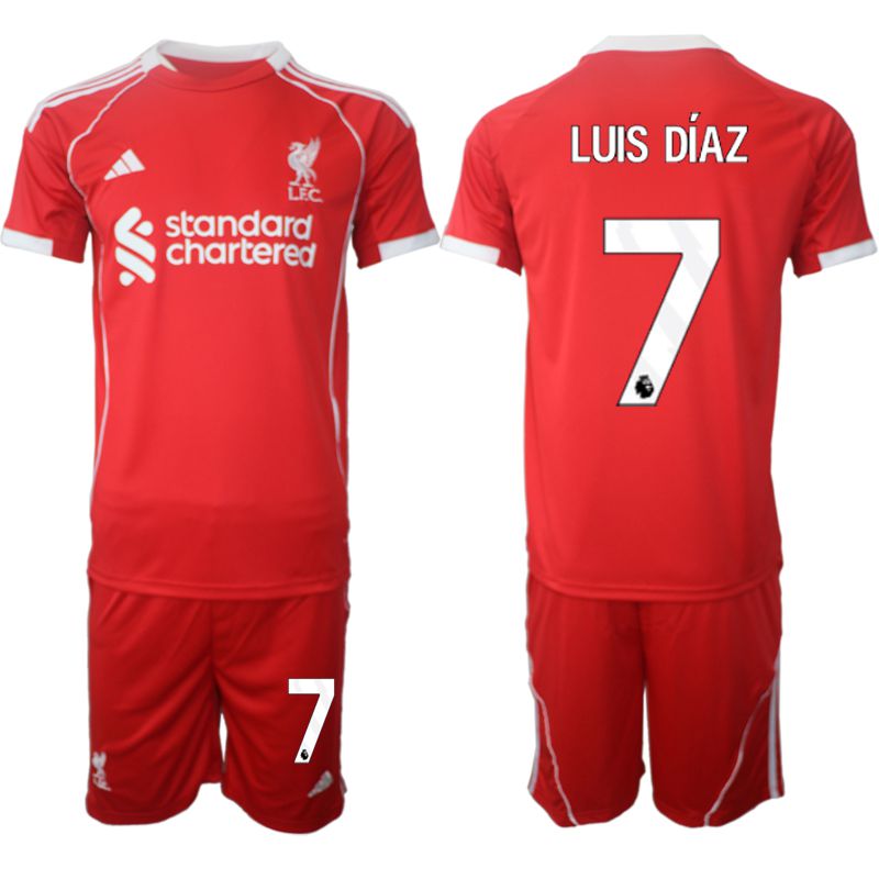 Men 2025-2026 Season Club Liverpool home red #7 Soccer Jersey->liverpool jersey->Soccer Club Jersey